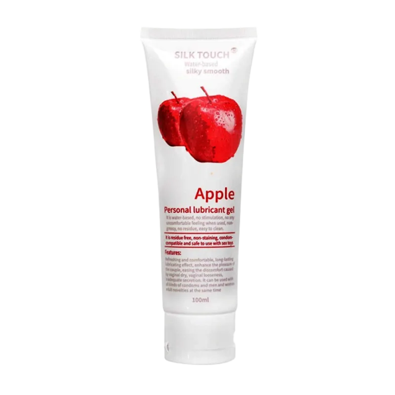 Silk Touch Apple Scented Lubricant Gel 100ml Smooth Long-Lasting