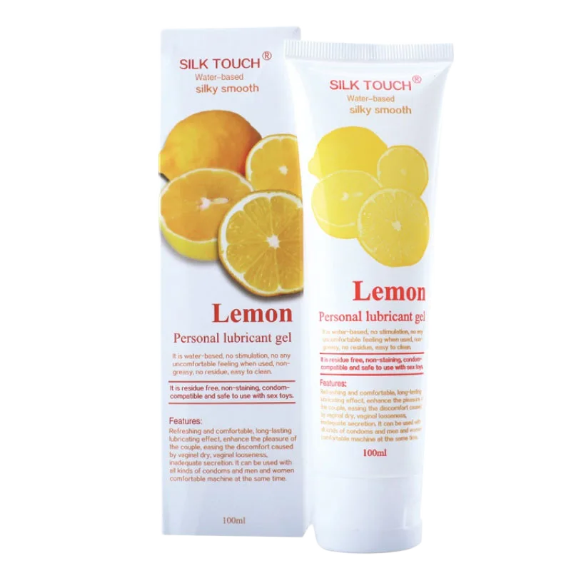 Silk Touch Lemon 100ml Natural Scented Lubricant