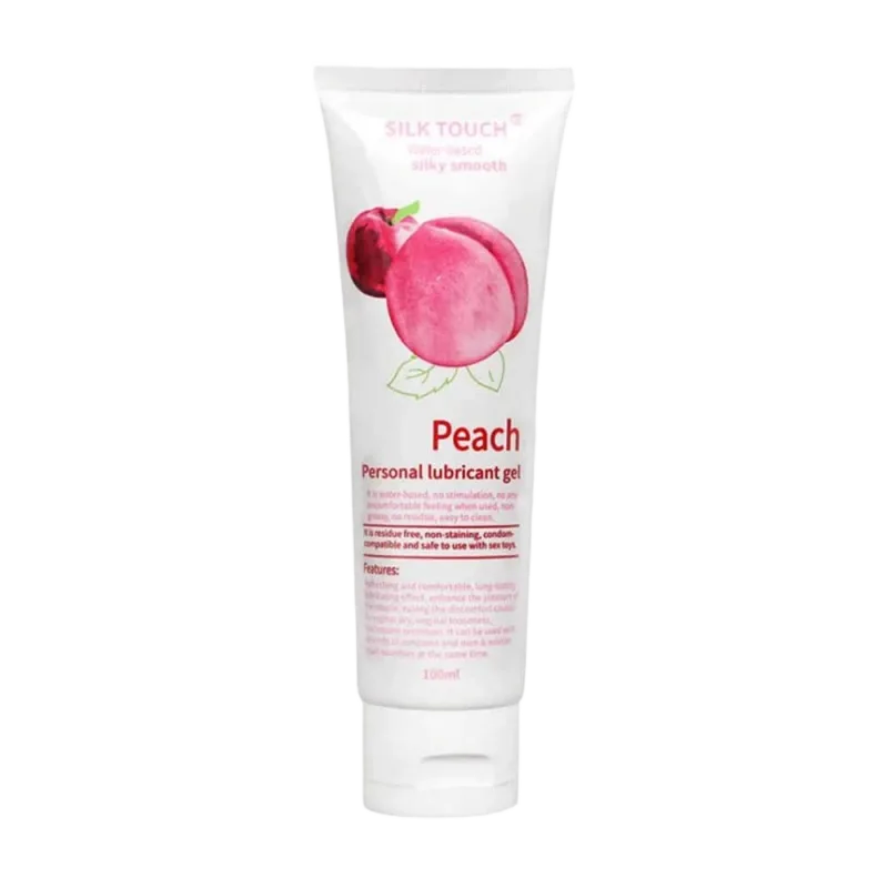 Silk Touch Peach Lubricant 100ml Smooth Hydrating Gel