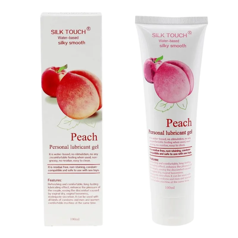 Silk Touch Peach Scented Lubricant 100ml Smooth Feel