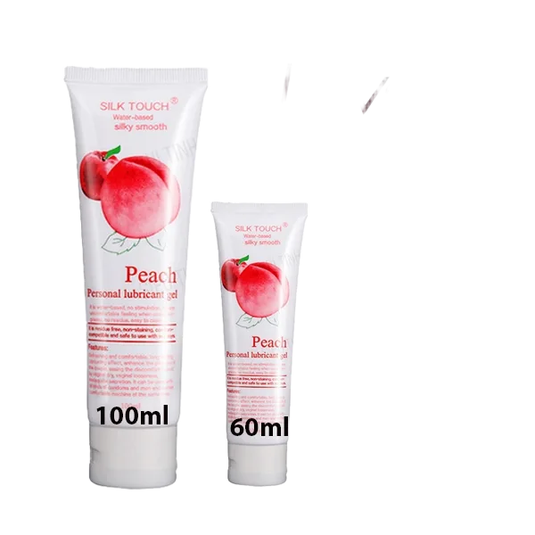 Silk Touch Peach Scented Lubricant Water-Based Smooth