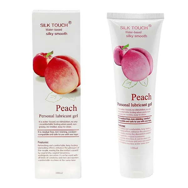 Silk Touch Peach Scented Water-Based Lubricant 100ml