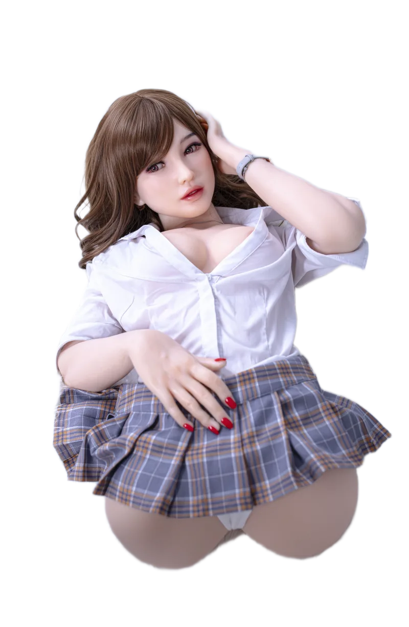 Sino Japan 70cm Half Body Silicone Metal Frame Lin Yanyan Doll