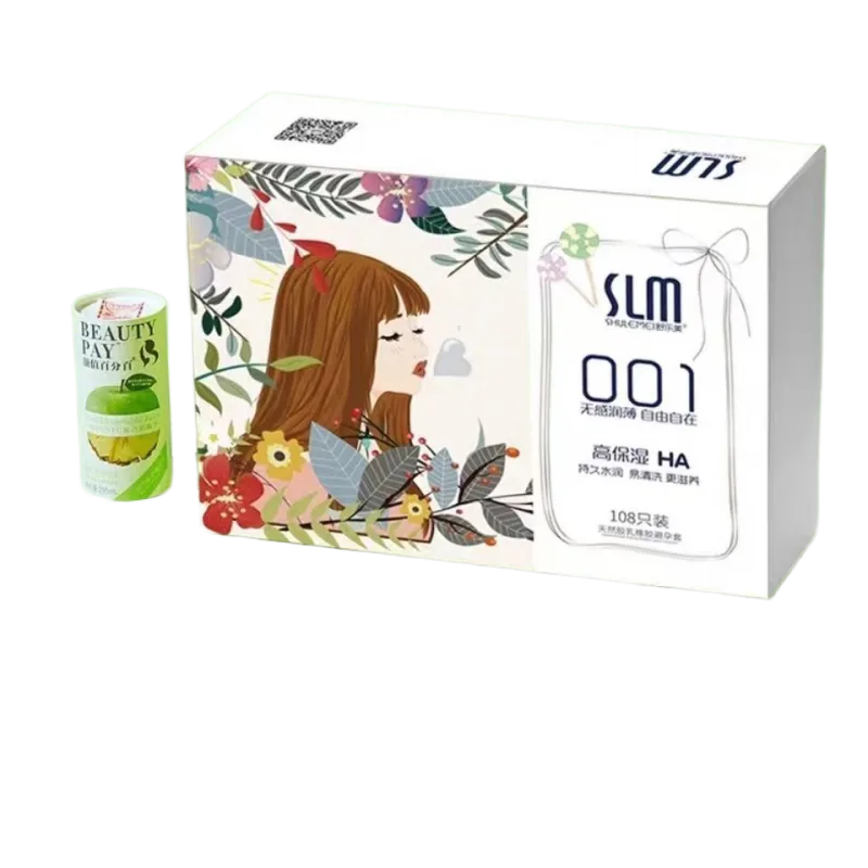 Slim SLIM 001 Premium Ultra-Thin Latex Condom 100-Pack
