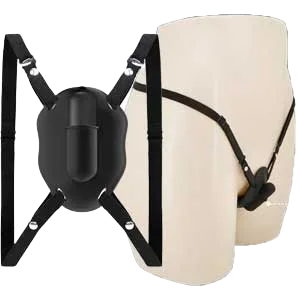 Small Butterfly Vibrator with Adjustable Strap for Clitoral Play
