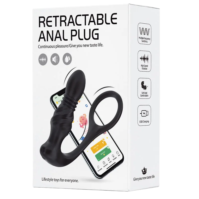 Smart Prostate Massager with 10 Vibration Modes App Control