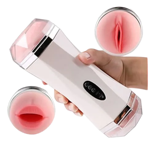 Snai Cup Double Ended Vagina Toy 30 Frequency Sound Mode