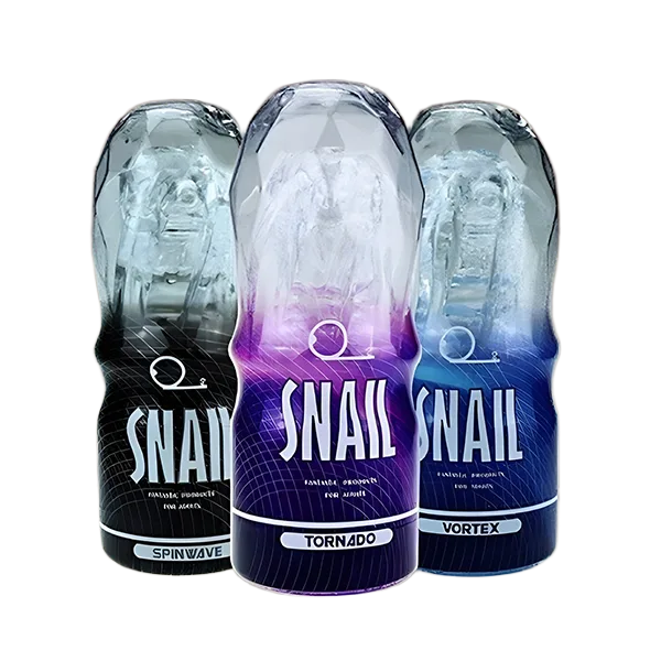 Snail Cup Clear Male Masturbator – Discreet, Ultra Realistic Design
