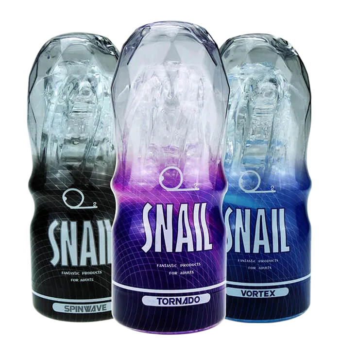 Snail Transparent Silicone Masturbation Cup Ultra Realistic