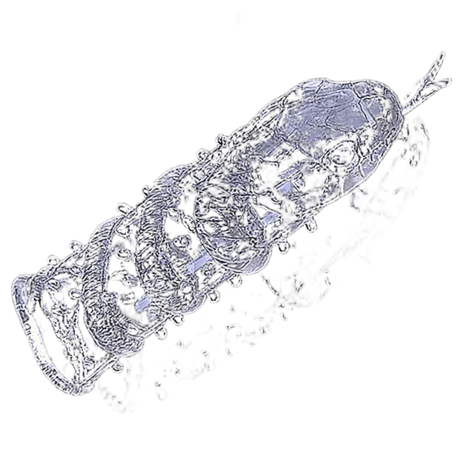 Snake Head Penis Sleeve Clear Silicone Enhance Size 14cm