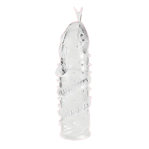 Snake Pattern Penis Sleeve Delay Climax Condom
