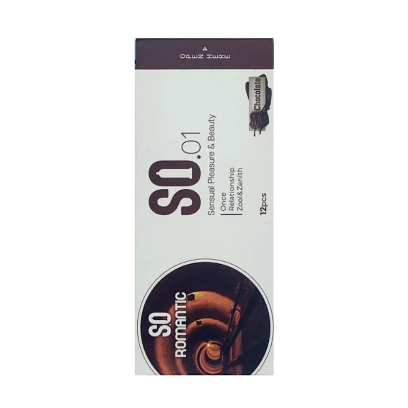 SO Romantic Chocolate Flavored Ultra Thin Condom 12pcs