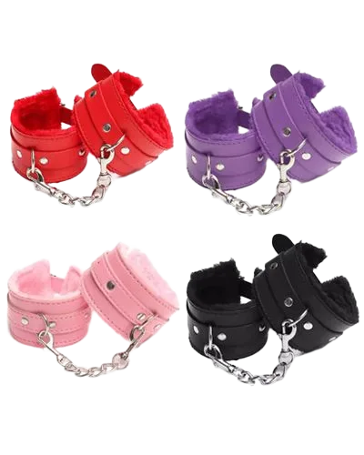 Soft BDSM Hand and Foot Restraints Sensual Bondage Kit