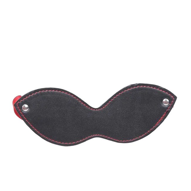 Soft Black Leather Blindfold Safe Sexy Sensory Play