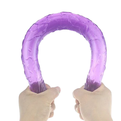 Soft Double-Ended 45cm Silicone Penis For Couple Play