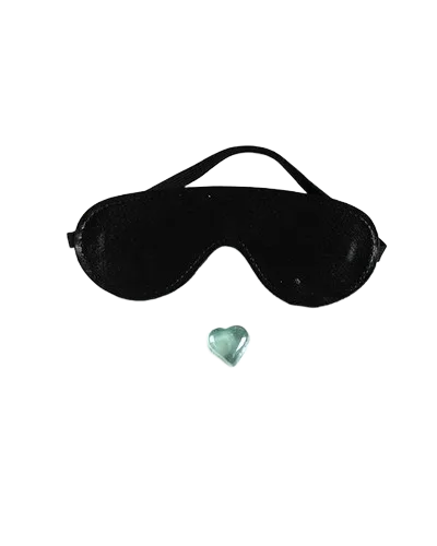 Soft Leather Blindfold Sensual Play Enhance Intimacy Passion