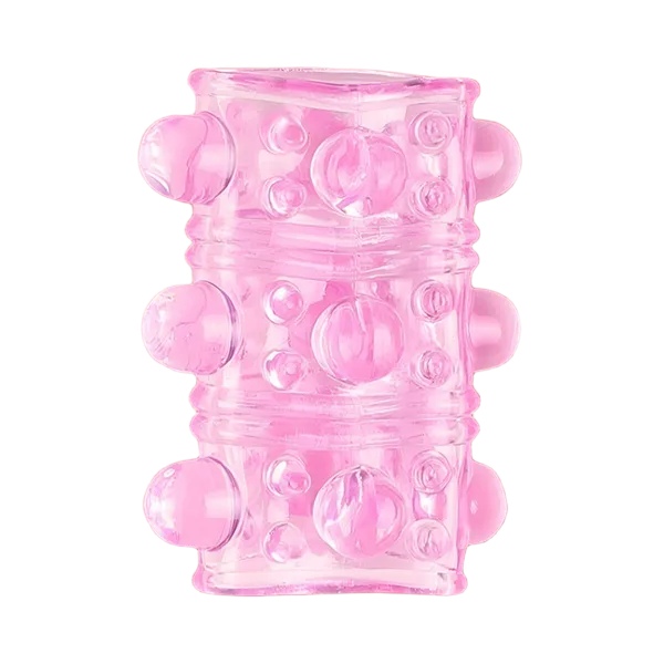 Soft Medium Beaded Penis Enhancer Silicone TPE