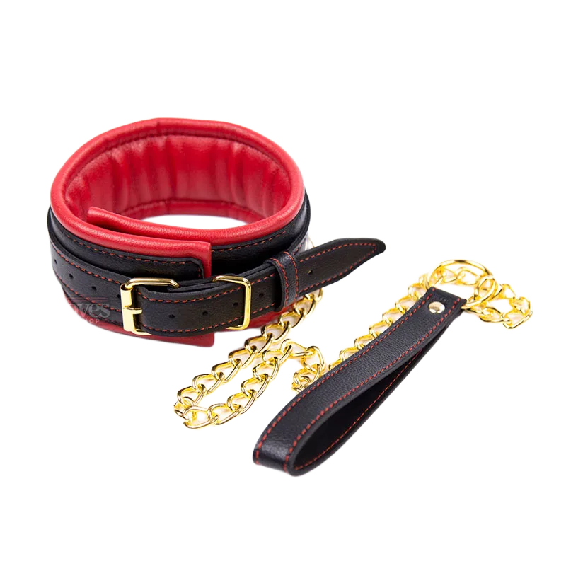 Soft Padded Luxury BDSM Restraint Collar Set for Couples