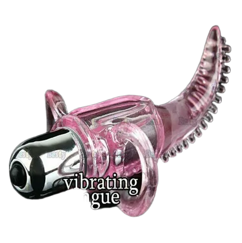 Soft Ridged Tongue Vibrator Multi-Texture Pleasure Tool