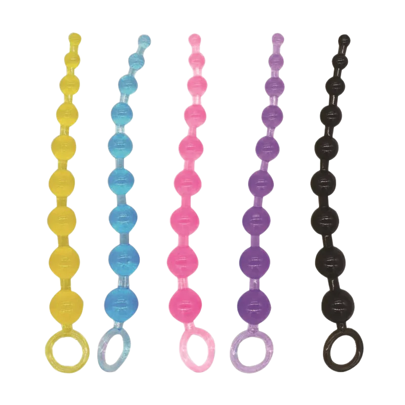 Soft Rubber Anal Beads AN 05 for Comfort & Effective Pleasure