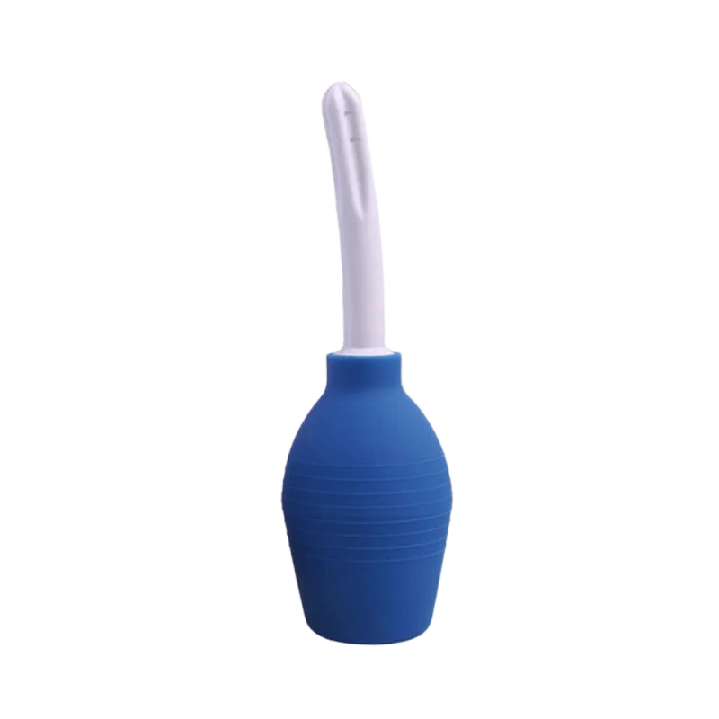 Soft Rubber Anal Cleaner with Nozzle - Size 4 Easy Use