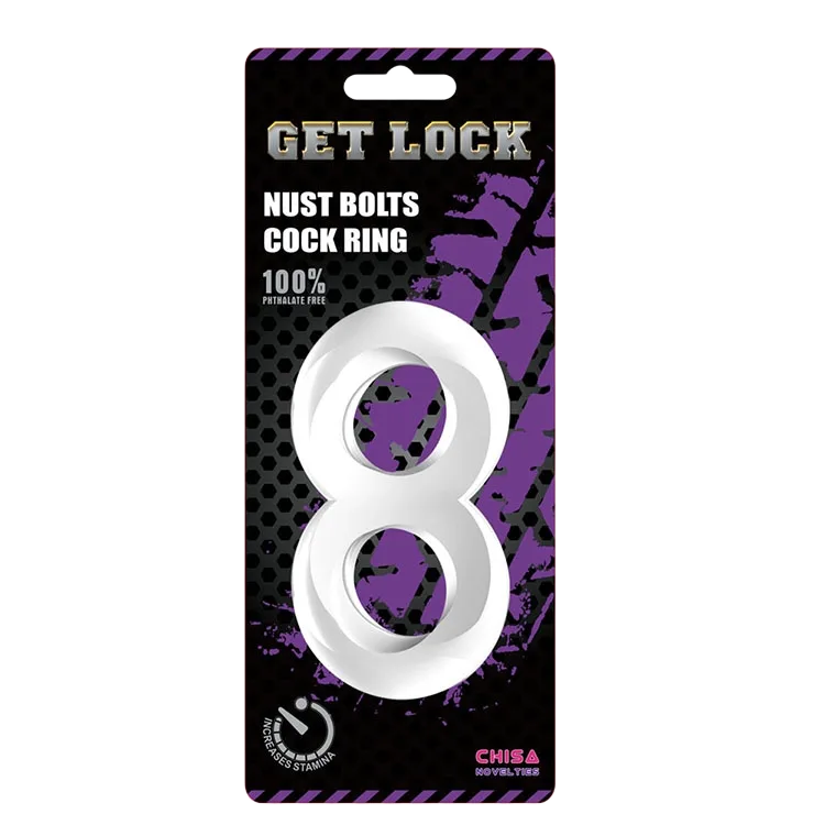 Soft Silicone 8-Shaped Penis Ring Delay Premature Ejaculation