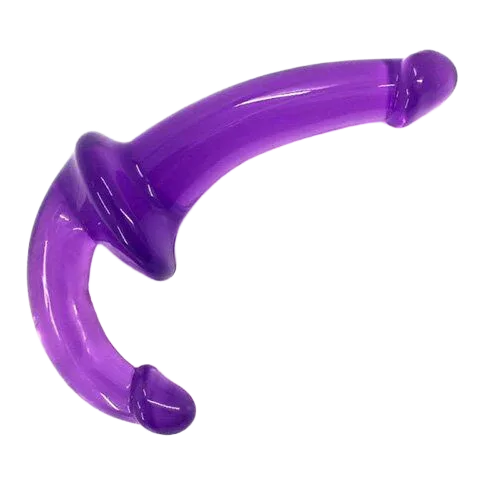 Soft Silicone Double-Ended Dildo for Lesbian Couples Pink
