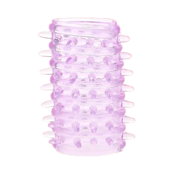 Soft Silicone Ribbed Middle Shaft Enhancer for Intense Pleasure