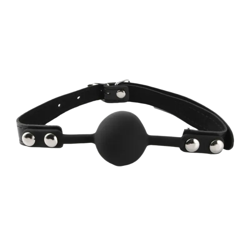 Soft Silicone Rubber Mouth Ball Gag 3.8cm