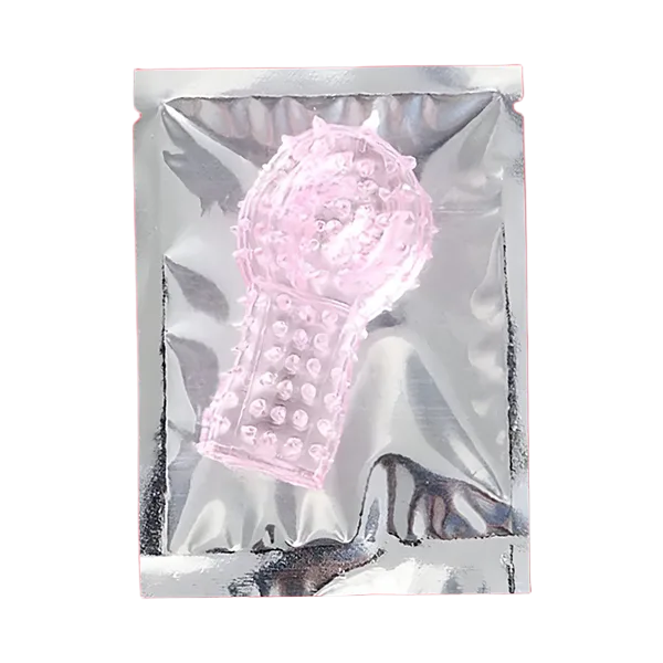Soft Silicone Spiked Finger Dildo Unique Sensation Toy