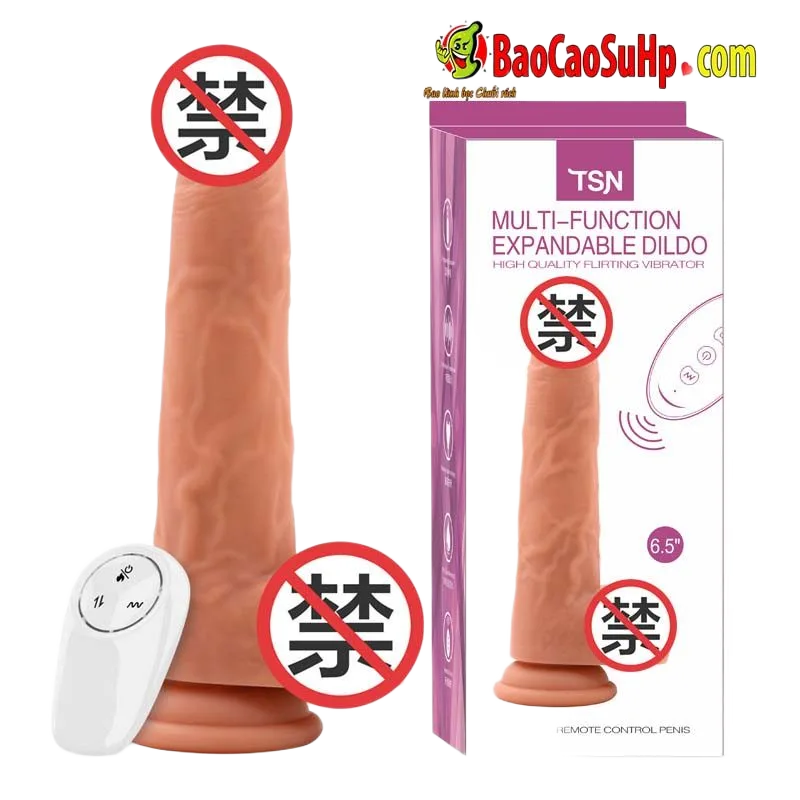 Soft Silicone TSN PON Dildo 7 Modes Hands-Free