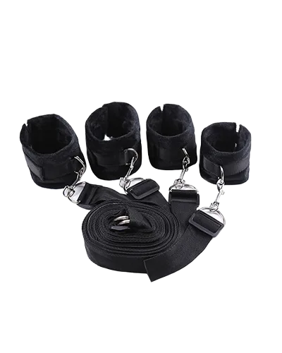 Soft Stretchy Bondage Restraint Handcuffs Set