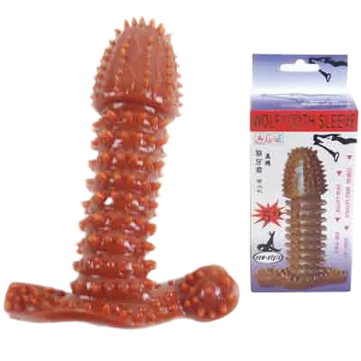 Soft Textured Dotted Penis Sleeve Condom Comfortable Sensation