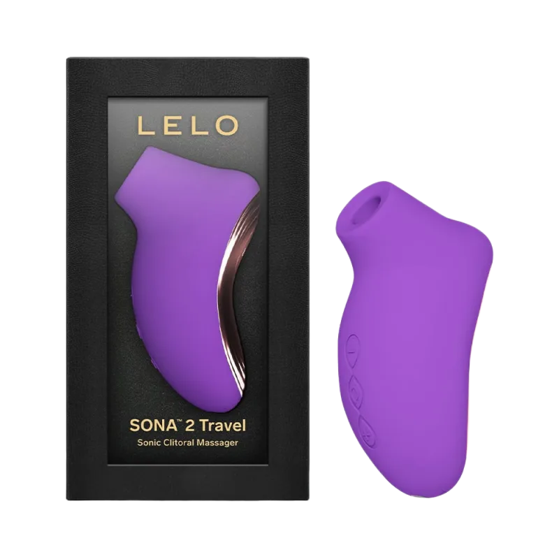 Sonic Vaginal Massager Lelo Sona 2 Travel 12 Modes Compact Lock