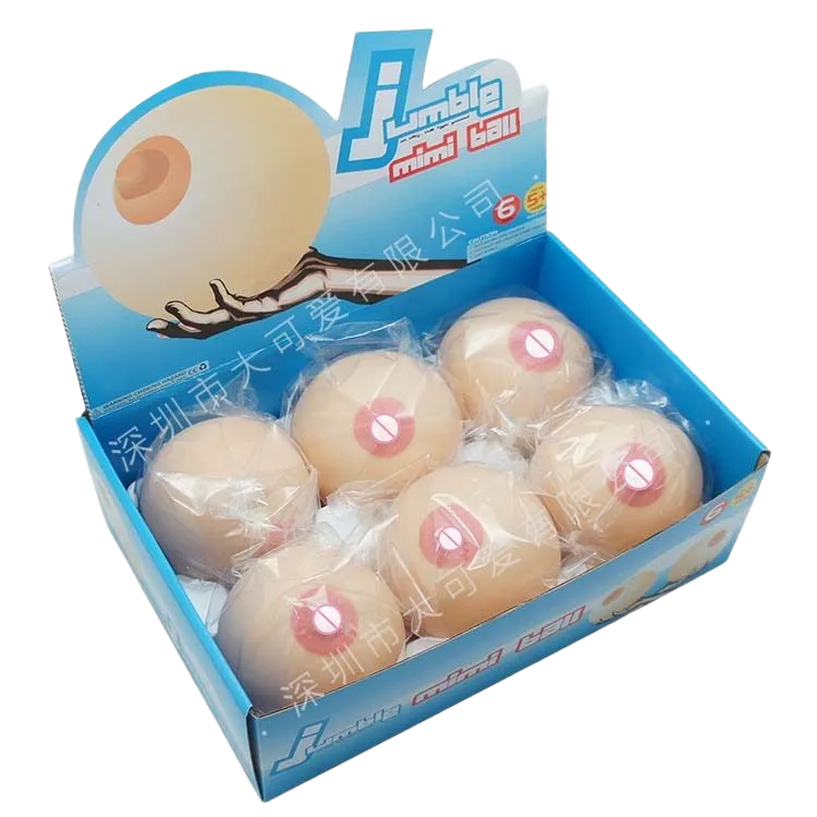SPA Vip 9cm Squeezeable Stress Relief Breast Toy