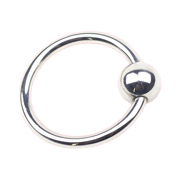 Stainless Steel 1 Ball Penis Ring Delay Enhance Sensation