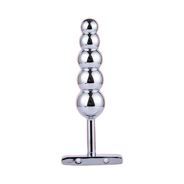 Stainless Steel 5-Bead Anal Chain Prostate Massager