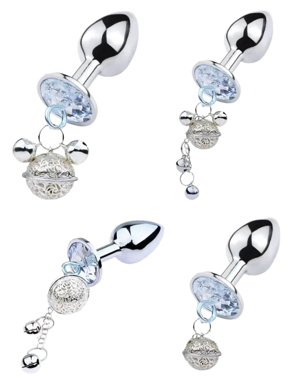 Stainless Steel Anal Plug with Bell Different Sizes Durable