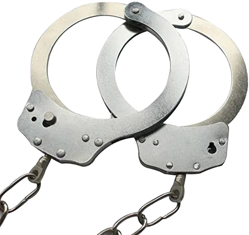 Stainless Steel BDSM Handcuffs Chain Lock Set for Couples