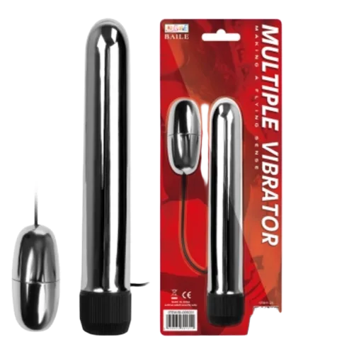 Stainless Steel G-Spot Wand with Vibrating Egg for Couples Play