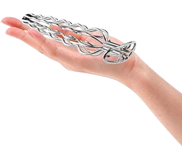 Stainless Steel Hollow Anal Plug Prostate Stimulator