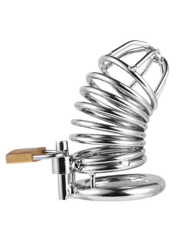 Stainless Steel Male Chastity Cage Safe SM Toy