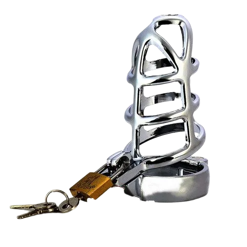 Stainless Steel Male Chastity Cage Strong Desire Enhancer
