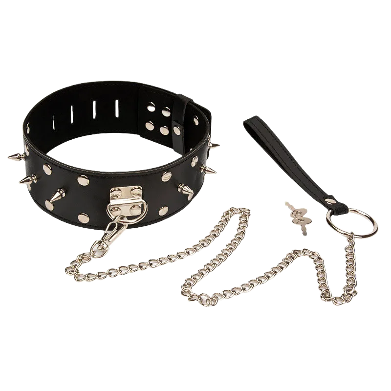 Stainless Steel Spiked SM Collar Chain Toy