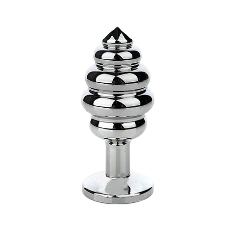 Stainless Steel Spiral Anal Plug Prostate Massager Durable