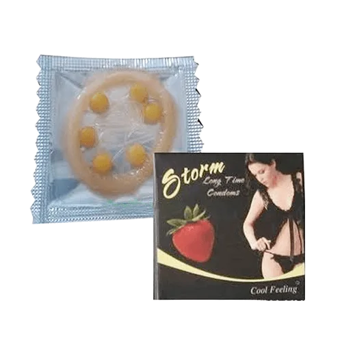 StormStrawberry7NubsDelayCondomAffordable