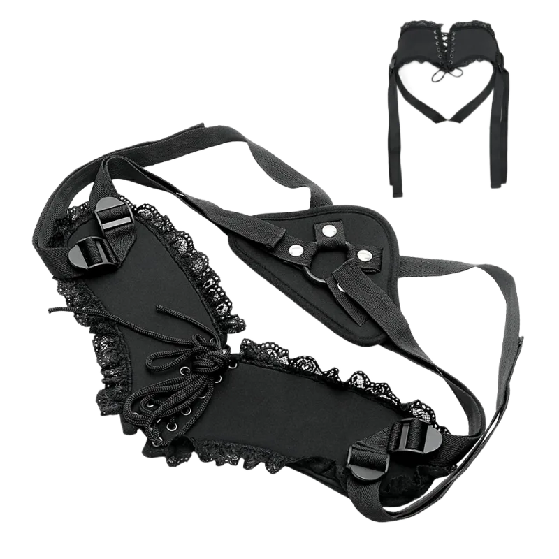 Strap-On Dildo Harness Lesbian Couples Intimate Pleasure