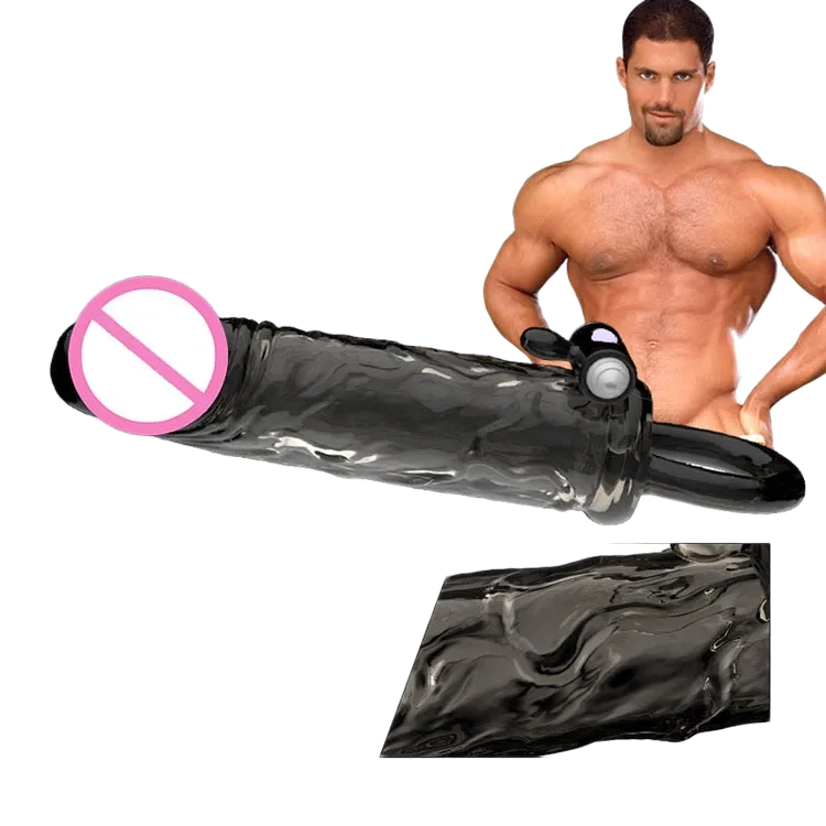 Strap-On Vibrating Sleeve Silicone Comfortable Secure Fit