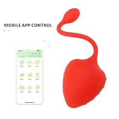 Strawberry-Shaped Remote Control Vibrating Love Egg 9 Speeds