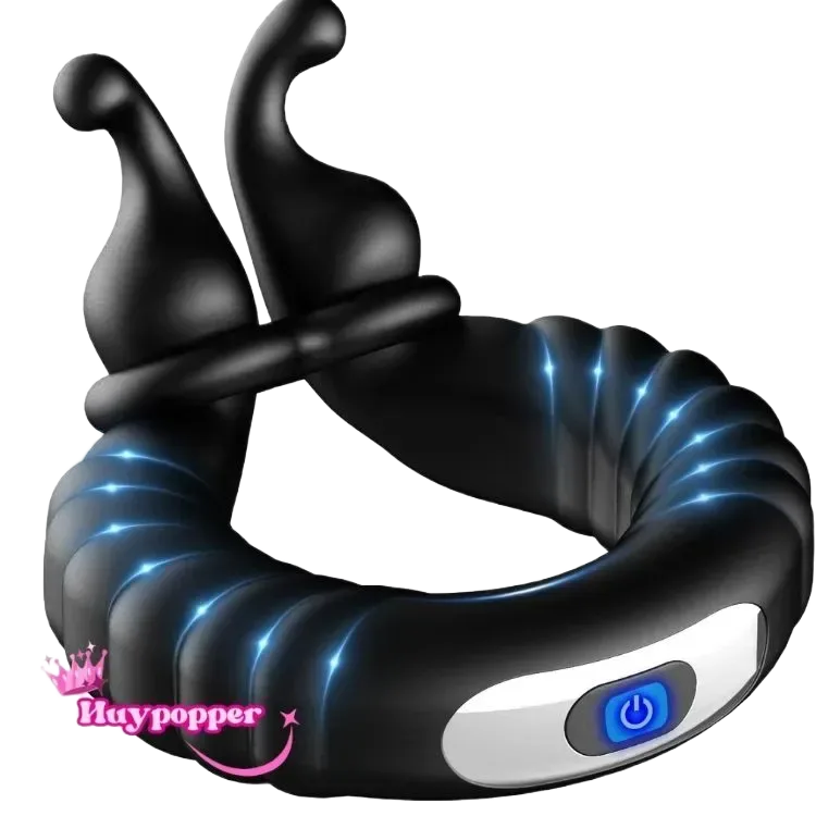 Strong 3 Bullet Vibrating Penis Ring